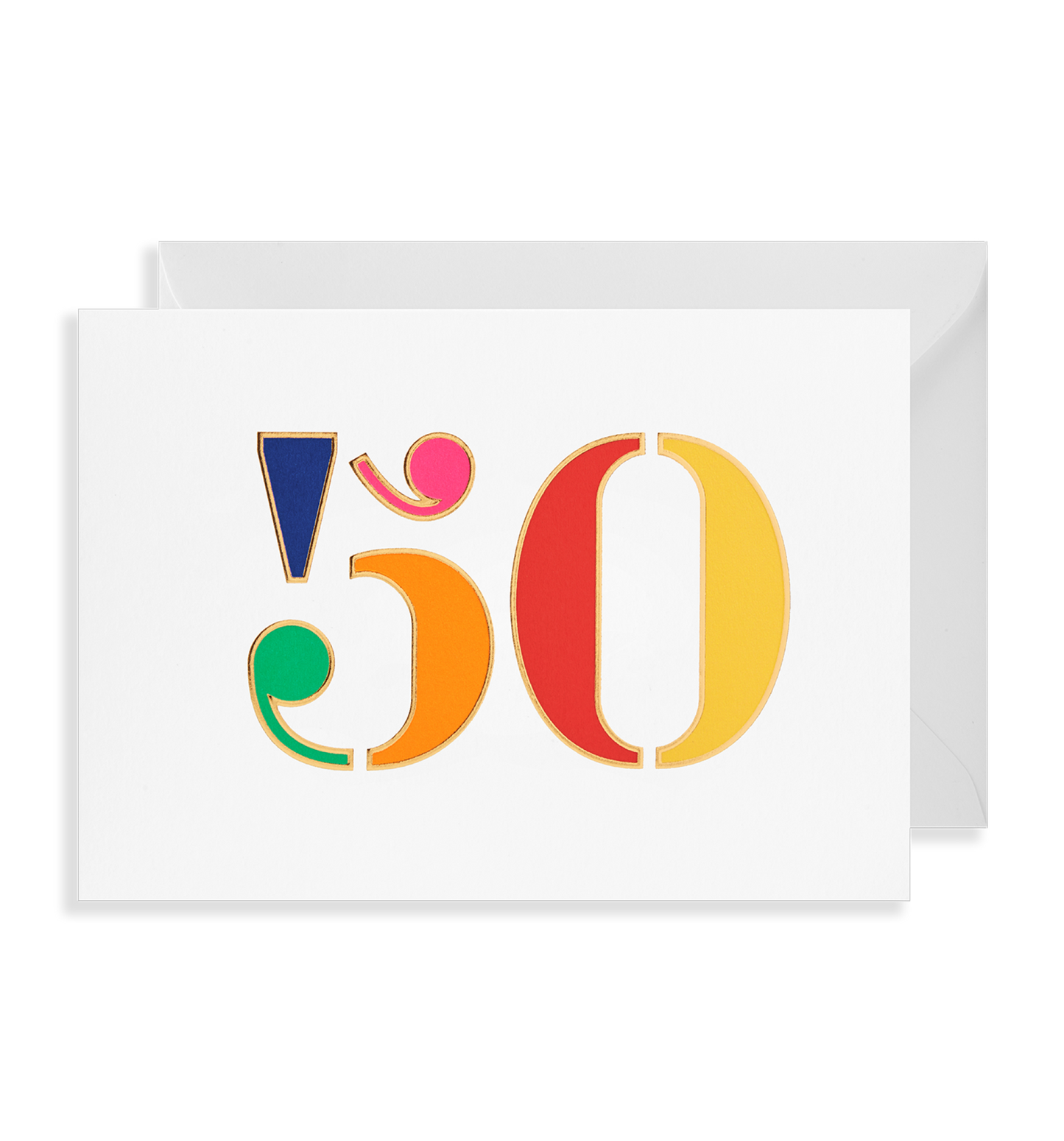 50 River Milestone - Card