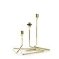 BIS Puzzle Candleholders Large - Gold