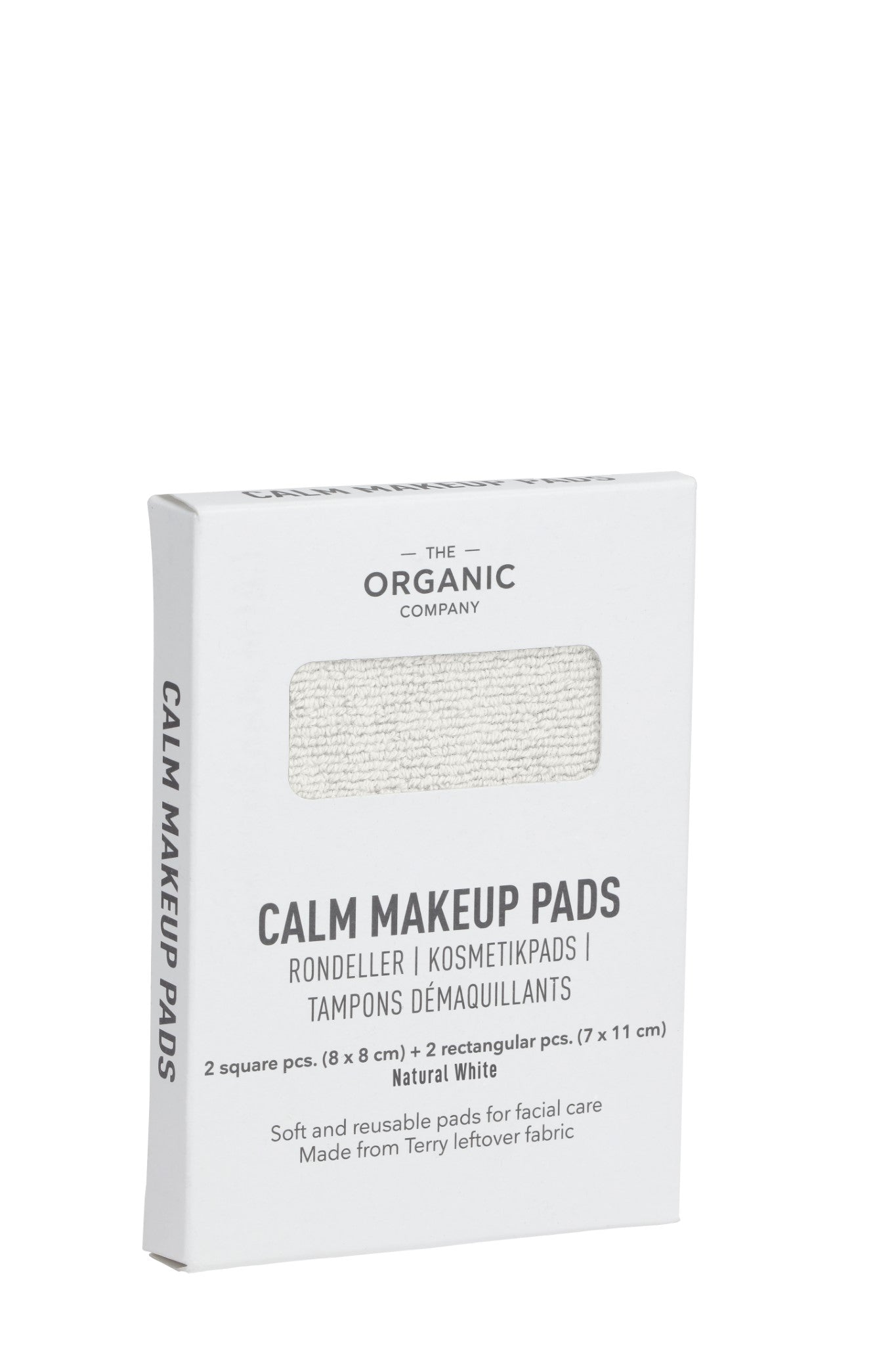 Calm Makeup Pads - Natural White