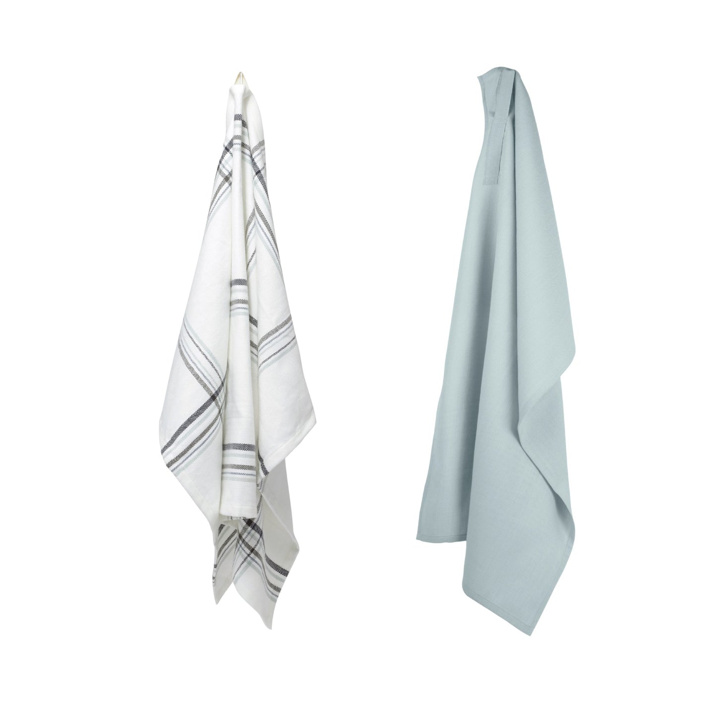 Kitchen Towel Twin Pack "Gift Set I" - Ocean Check