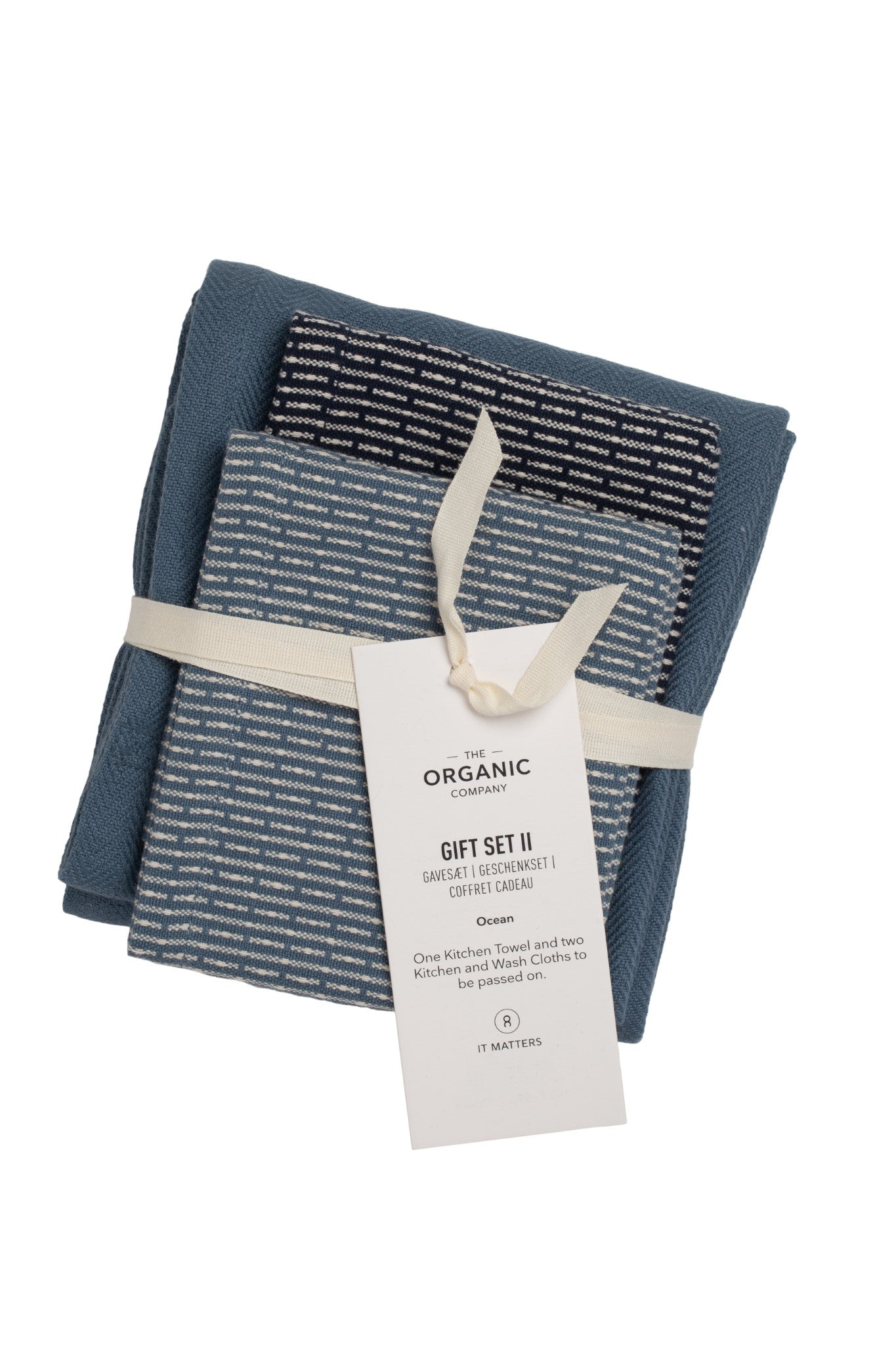 Kitchen Towel & Dish Cloth Gift Set II - Ocean