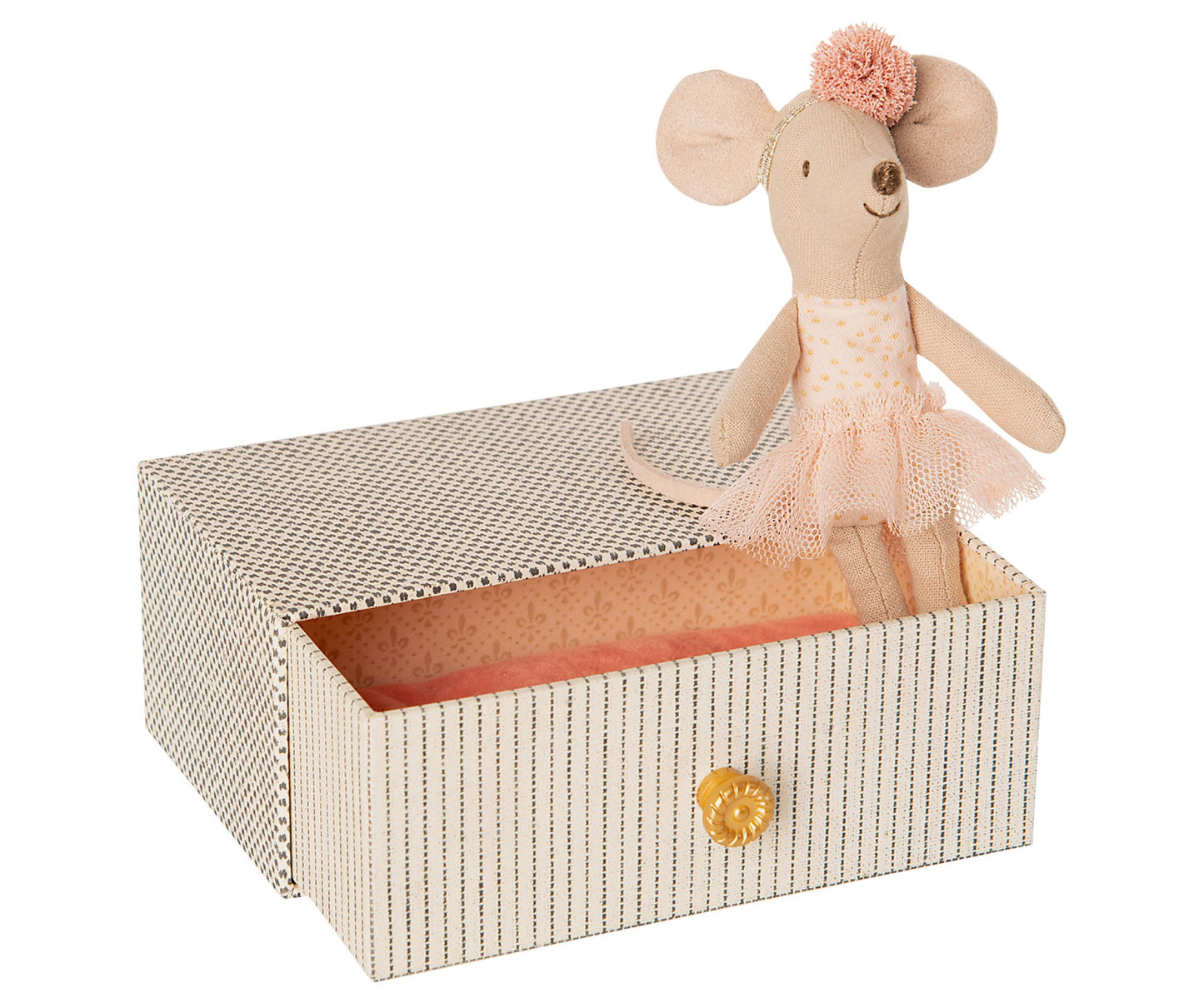 Dancing Little Sister Mouse in Her Daybed