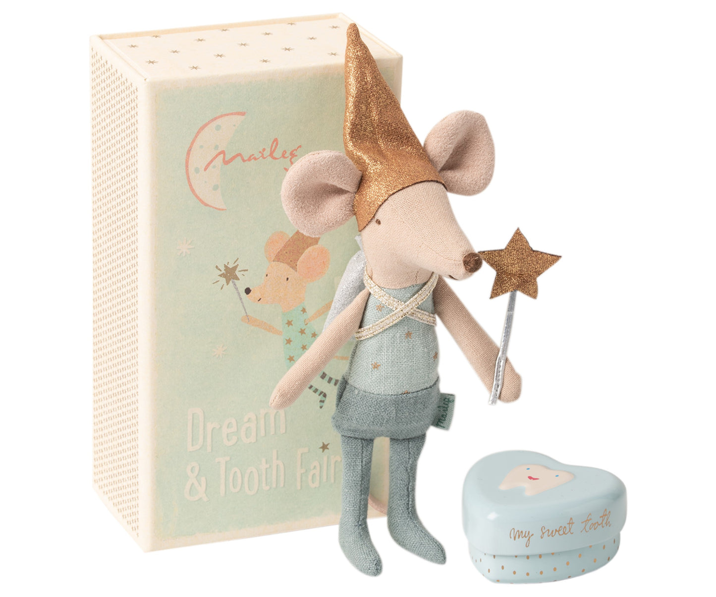 Tooth Fairy Big Brother Mouse with Heart Tin