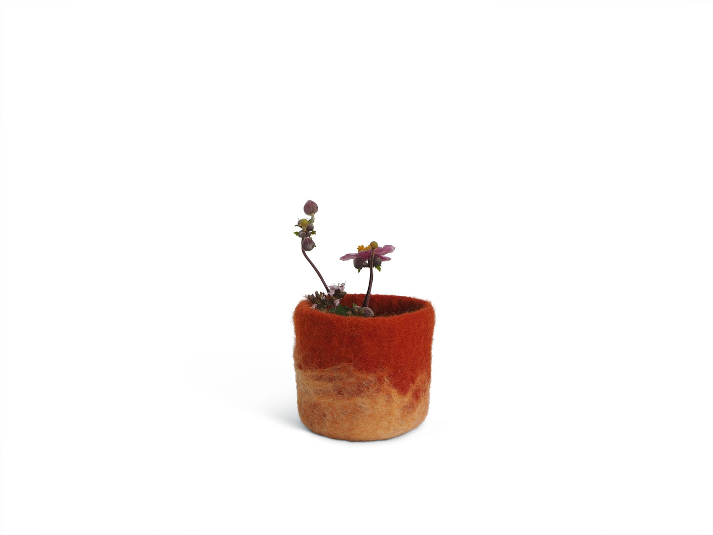 Flower Pot 18 Small - Rust