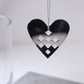 Pluto Heart Deco - Silver