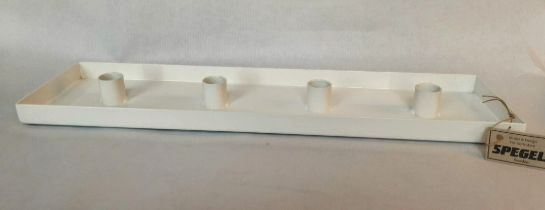 Advent Candle Holder - White