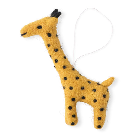Aveva Little Hangings - Giraffe Mustard