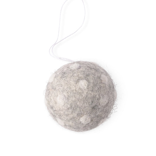 Aveva Little Hanging Baubles - Grey with White Dots
