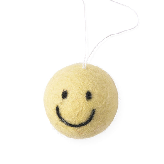 Aveva Little Hanging Baubles - Smiley Lemon