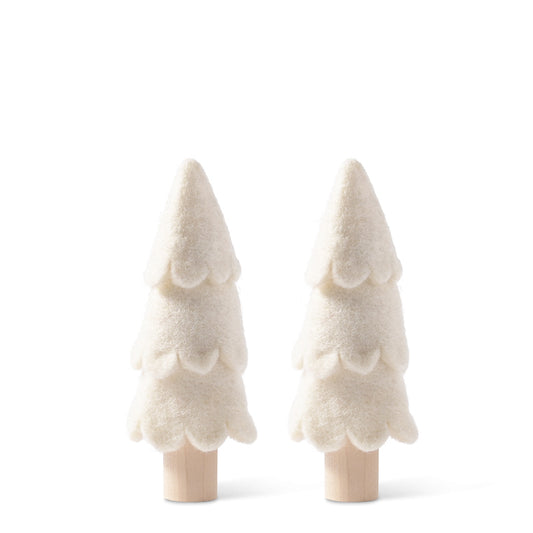 WOW Christmas Trees  set of 2 - White