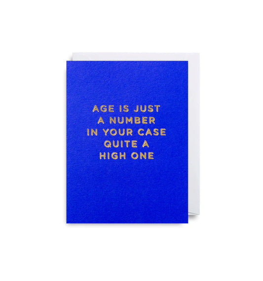 Age is Just a Number - Minicard