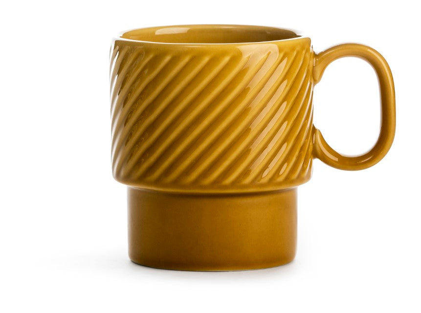 Coffee & More Mug - Mustard