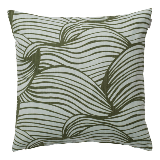 Wave Cushion Cover - Green