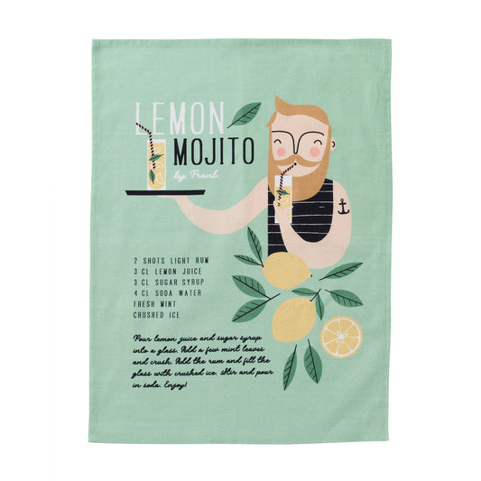 Frank Lemon Mojito Tea Towel