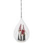 Tomte the Long Set of 3 Inside Glass Bauble