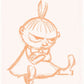 Moomin Tea Towel - Little My, Its Me