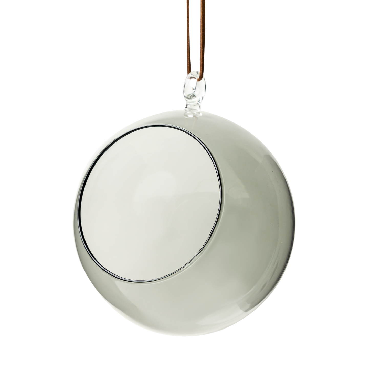 Deco Glass Ball - Grey