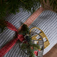 Karen Blixen Christmas Decoration -  Braided Heart Gold