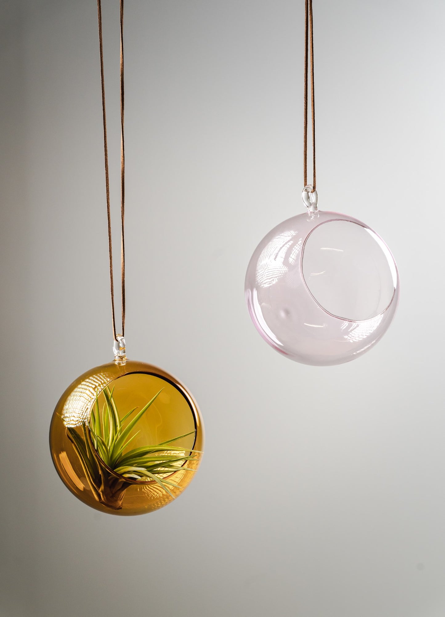 Deco Glass Ball - Amber
