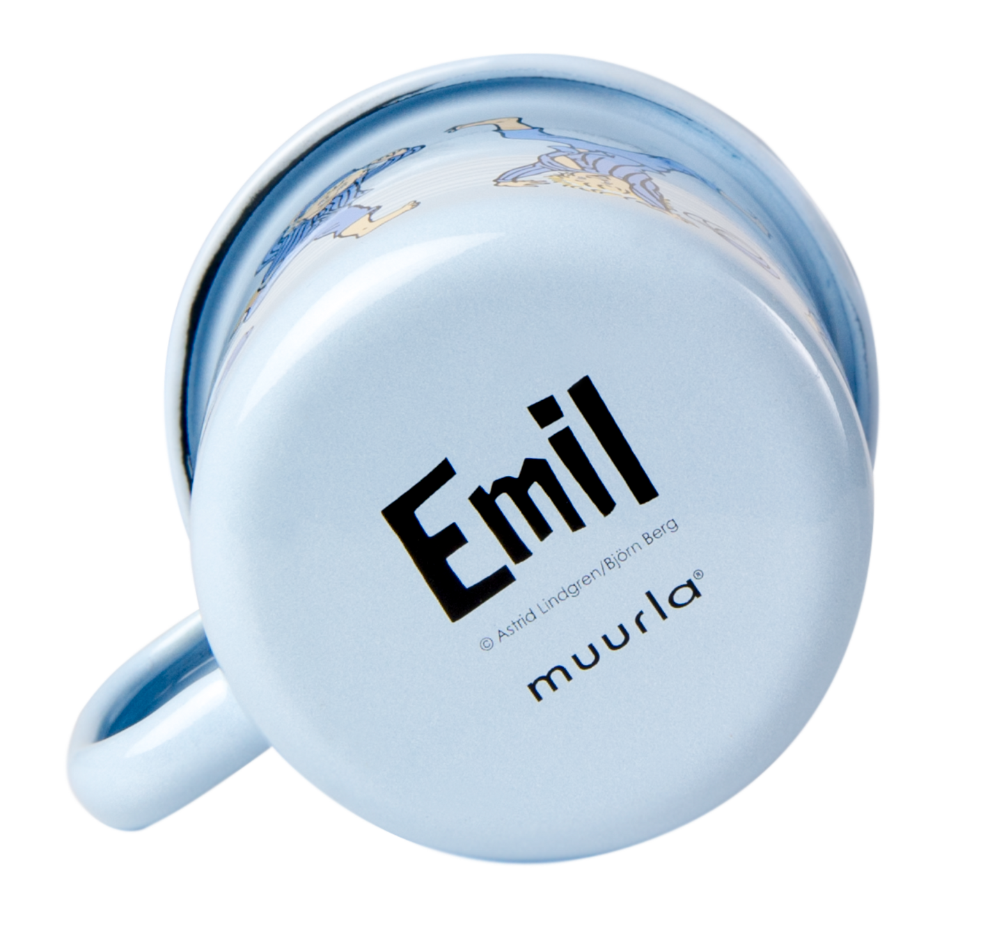 Emil Blue Enamel Mug
