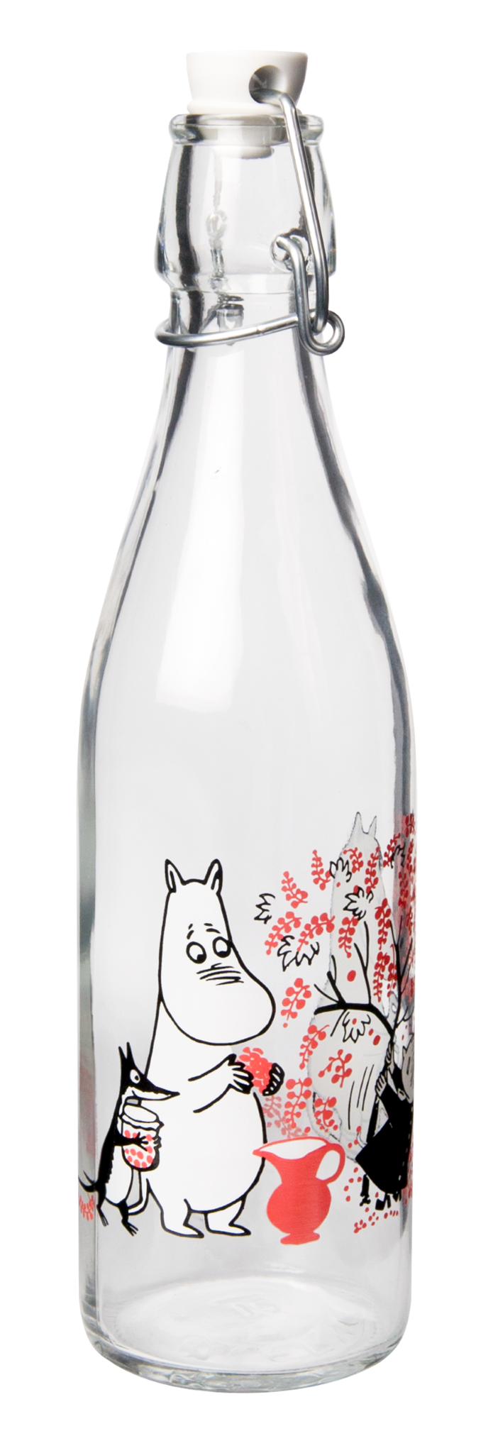 Moomin Berries Glass Bottle 0.5L