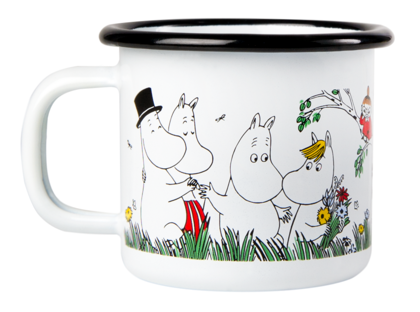 Moomin "Happy Family" Enamel Mug