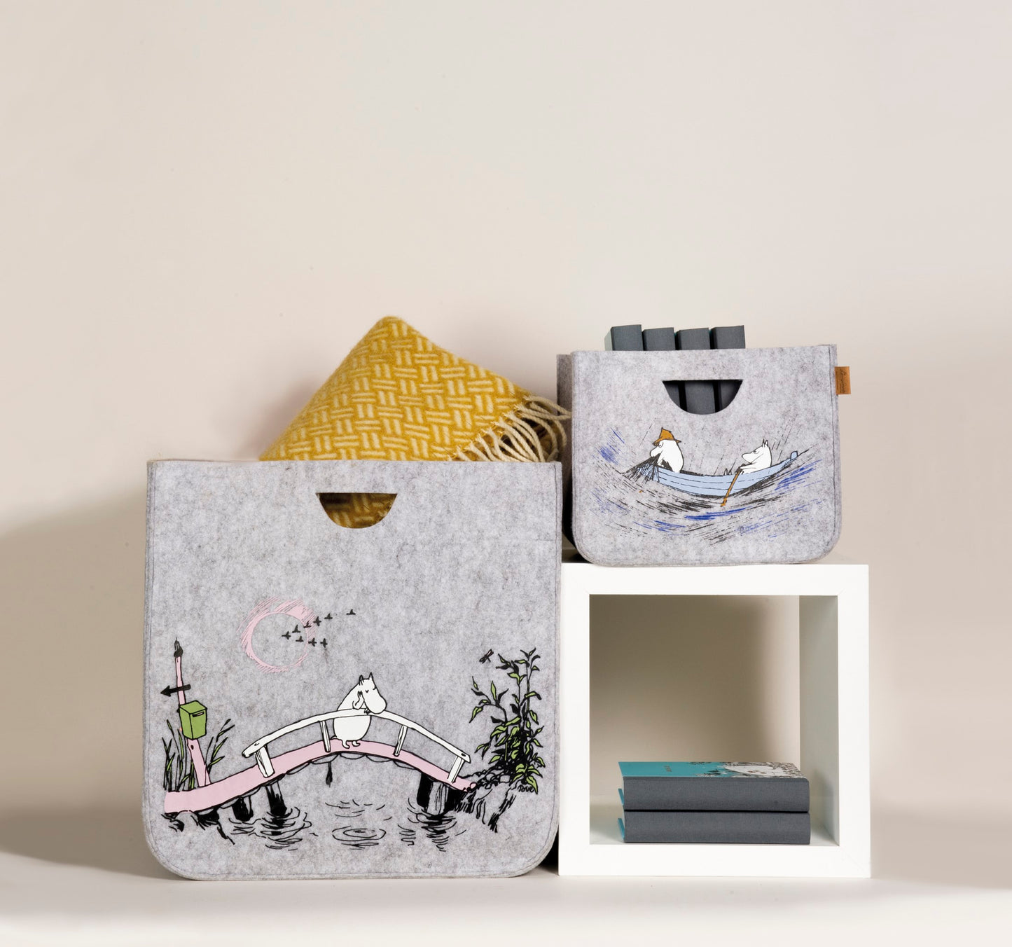 Moomin Storage Basket - Gone Fishing