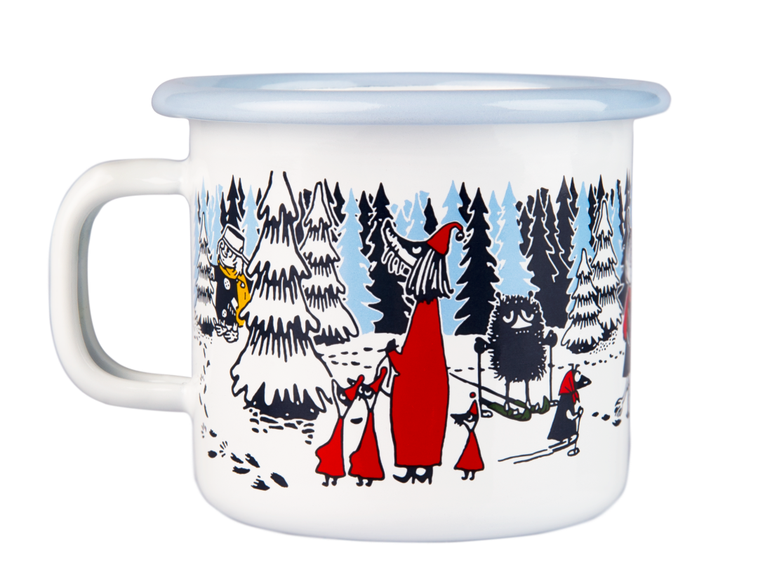 Moomin "Winter Forest" Enamel Mug