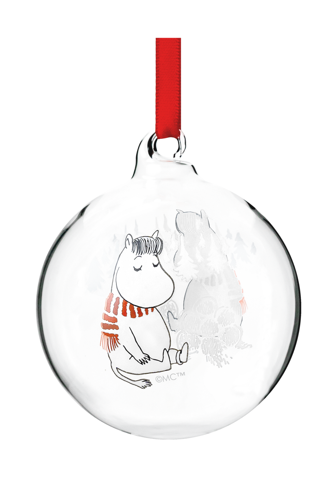 Moomin Christmas Bauble - Snorkmaiden with Snowballs