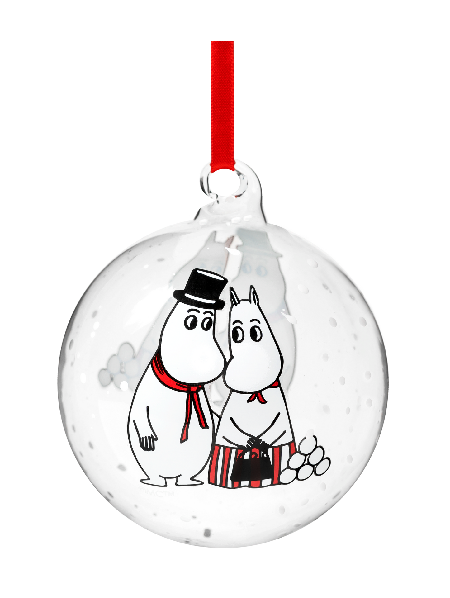 Moomin Christmas Bauble  - Moominpappa and Moominmamma