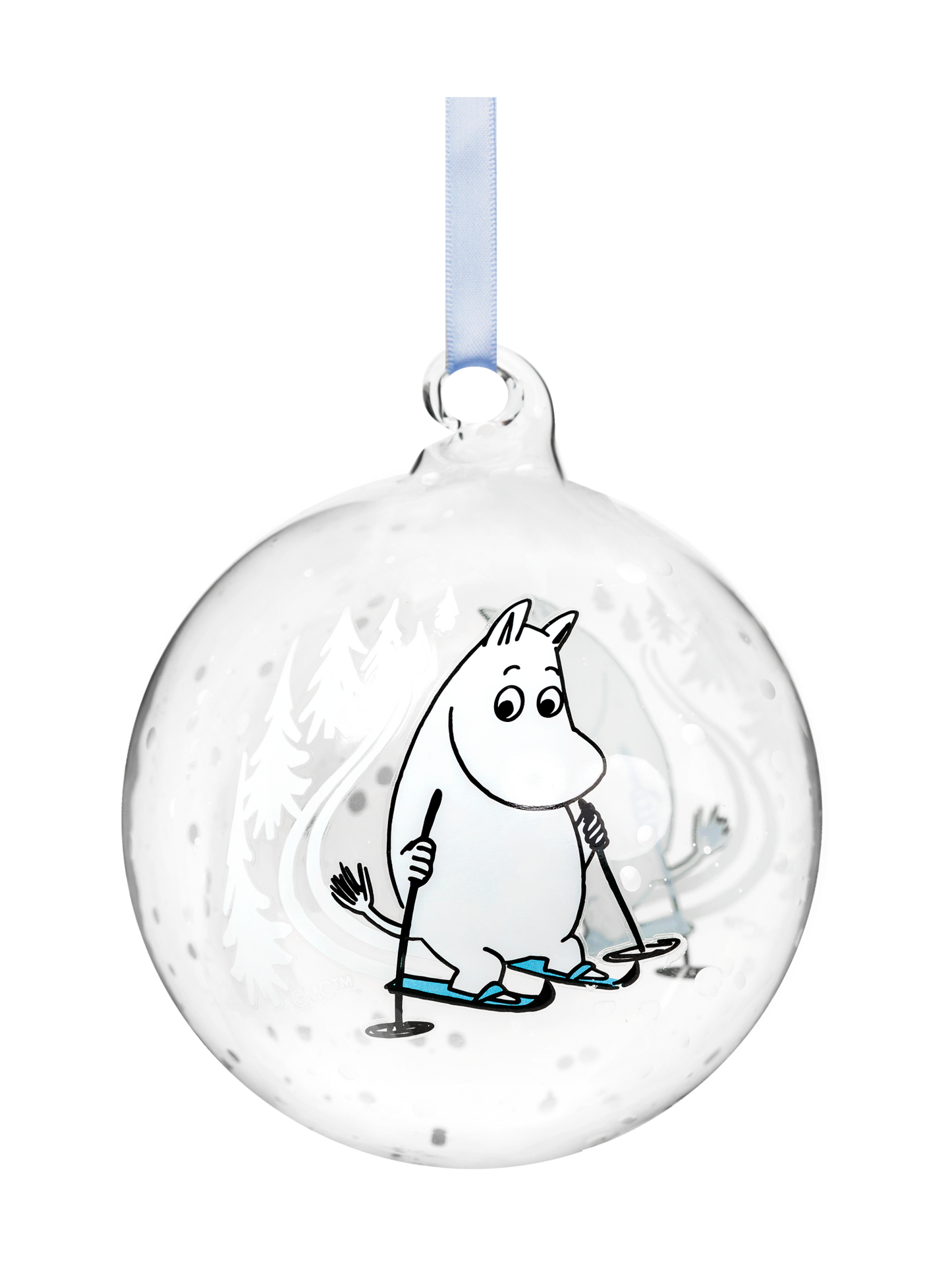 Moomin Christmas Bauble - Ski Trip