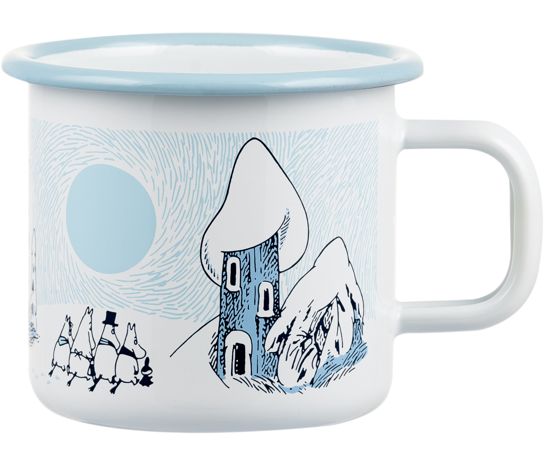 Moomin "Snowy Valley" Enamel Mug