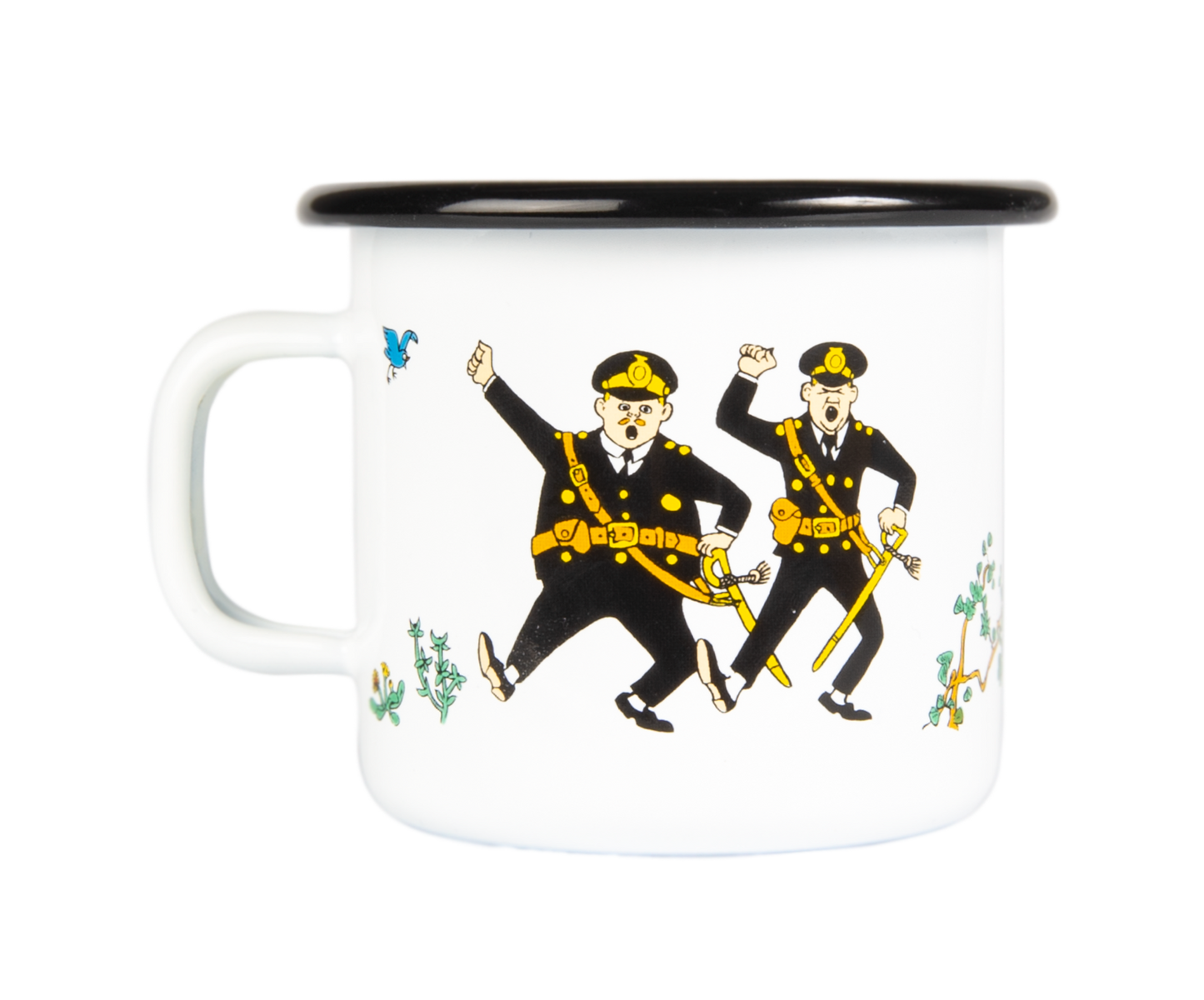 Pippi and the Police Enamel Mug