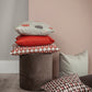 Falt Cushion Cover -  Terracotta