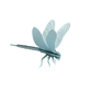 Lovi Dragonfly 10 cm Light Blue