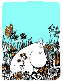 Moomin Flower Field Card