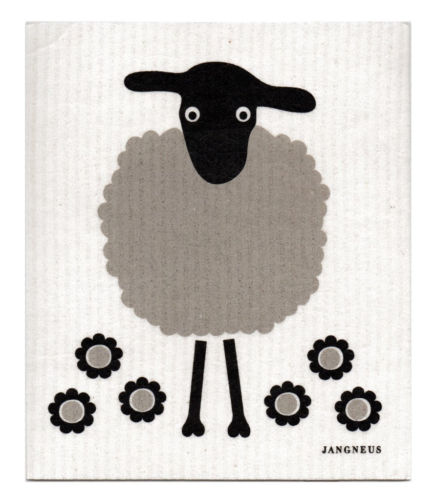 Sheep Dishcloth - Black