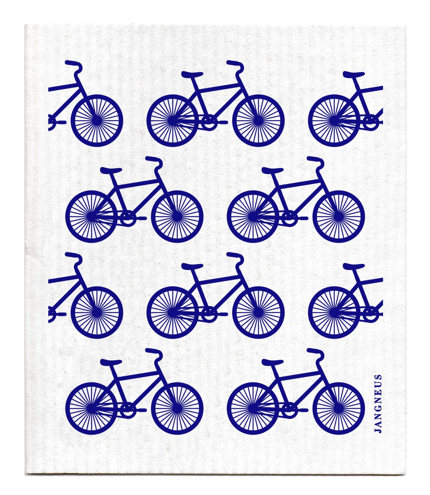 Bikes Dishcloth Blue