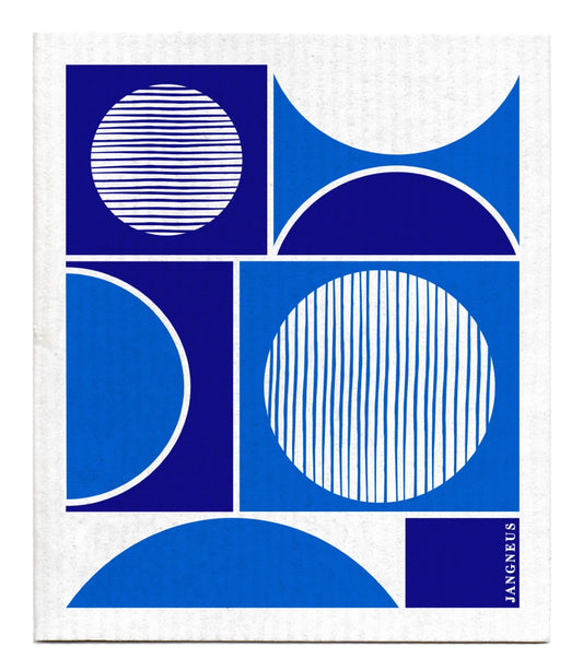 Circles Dishcloth - Blue
