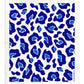 Leopard Dishcloth - Blue