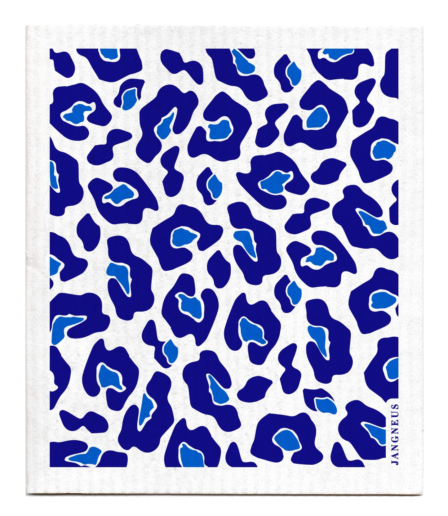 Leopard Dishcloth - Blue