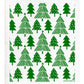 Christmas Forest Dishcloth - Green
