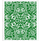 Scandi Bloom Dishcloth - Green