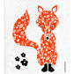 Fox Dishcloth - Orange