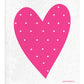 Heart Dishcloth - Pink