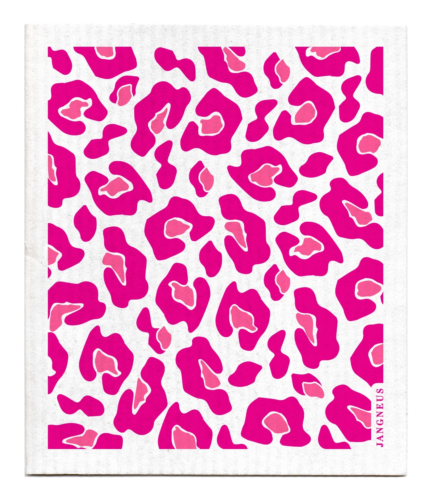 Leopard Print Dishcloth - Pink