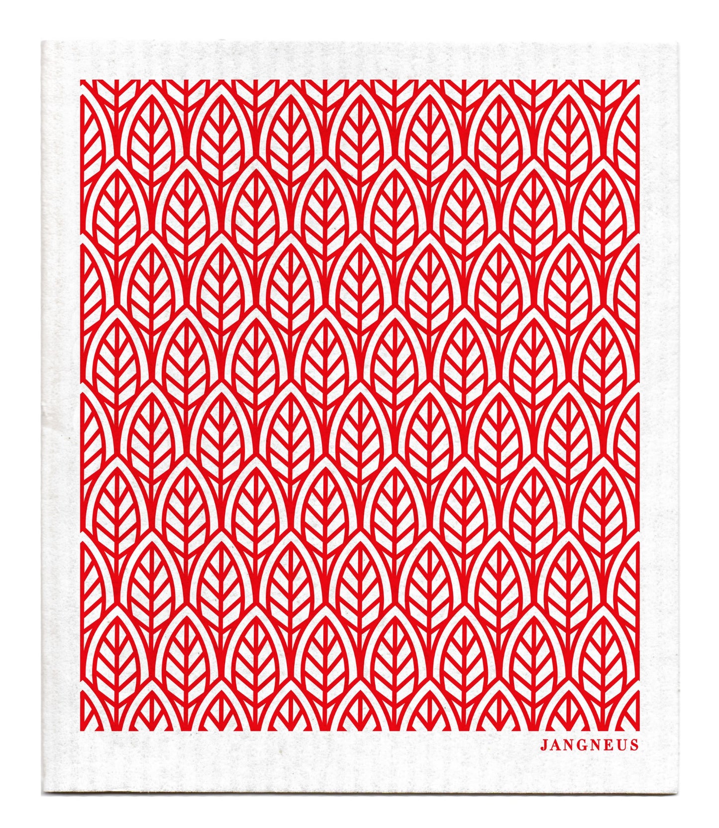 New Leaves Dishcloth - Red