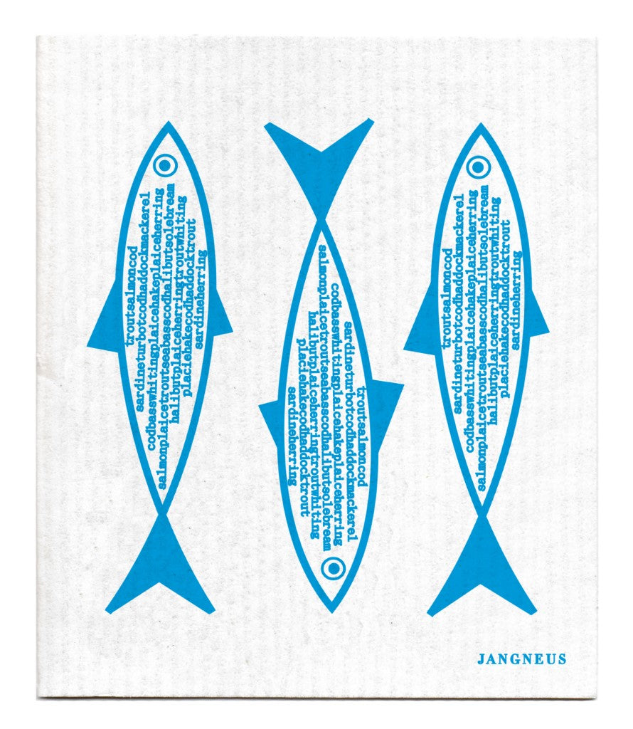 Fish Dishcloth - Turquoise