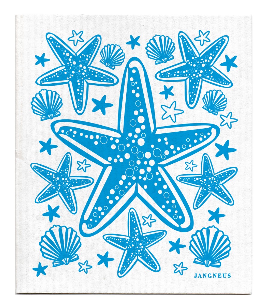 Starfish Dishcloth - Turquoise