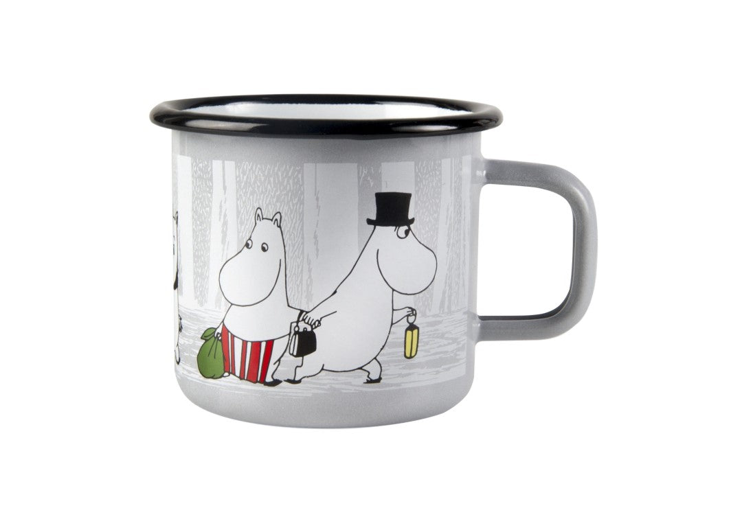 Moomin "Winter Trip" Enamel Mug